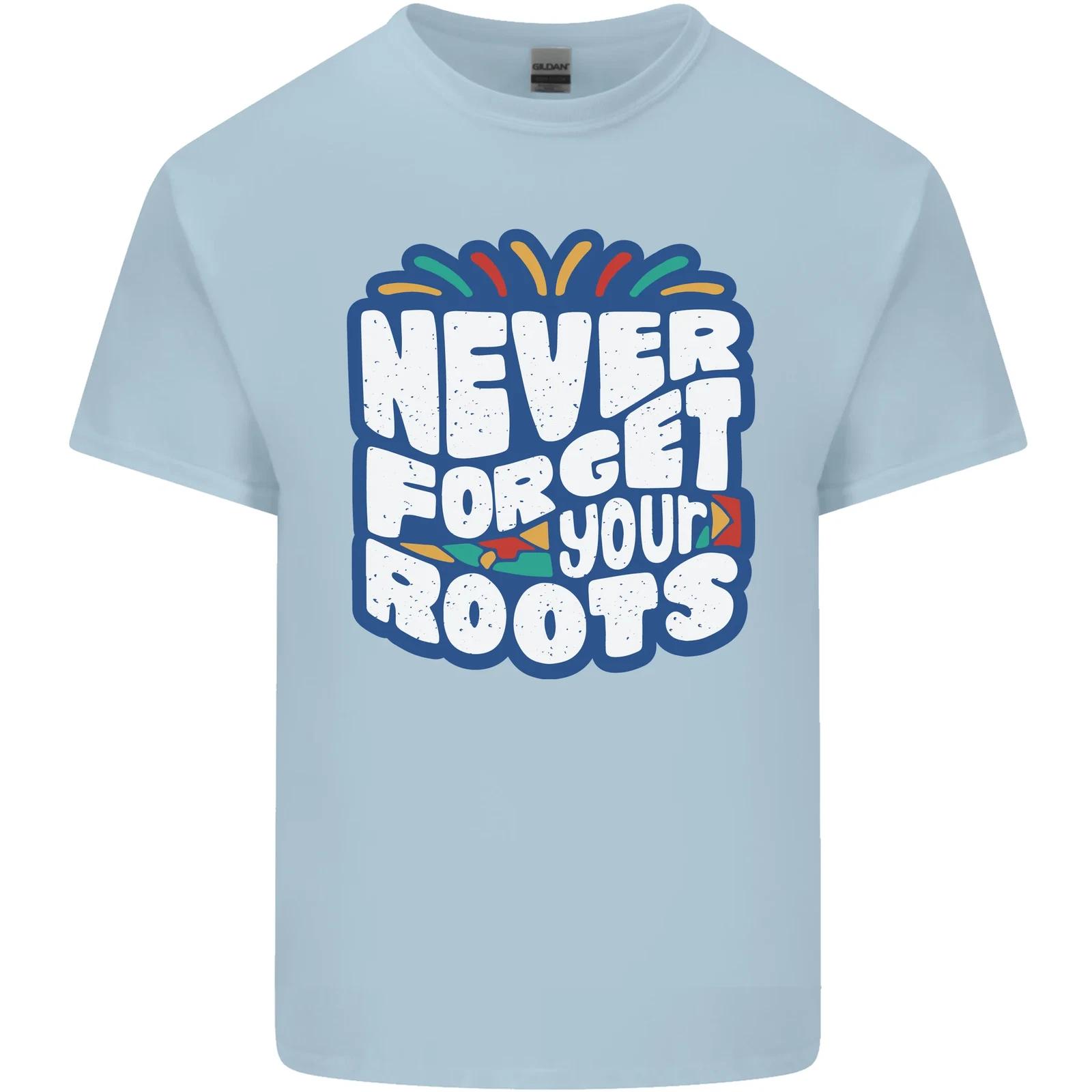 Never Forget Your Roots African Black Lives Matter Kids T-Shirt Childrens XL