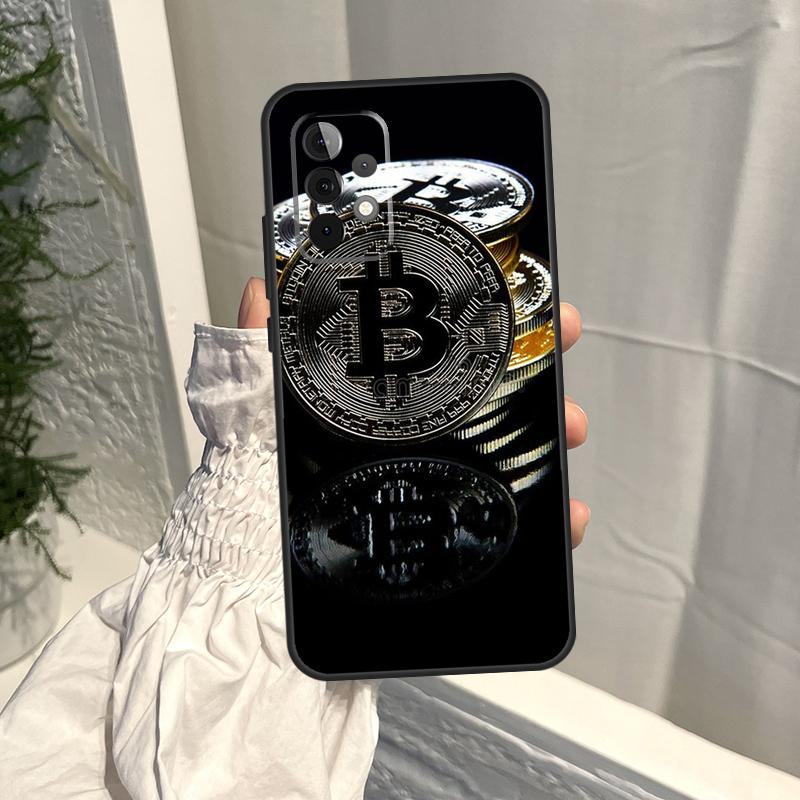 Bitcoin BTC Case For Samsung Galaxy A52S A06 A16 A26 A36 A56 A55 A35 A15 A53 A32 A33 A13 A14 A34 A54 A17