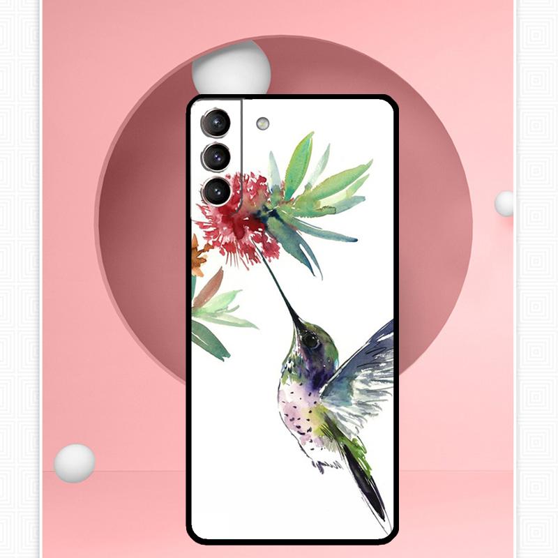 Hummingbird Case For Samsung Galaxy S24 Ultra S20 S21 S22 S23 S25 Ultra S9 S10 Plus S25 FE Cover Funda