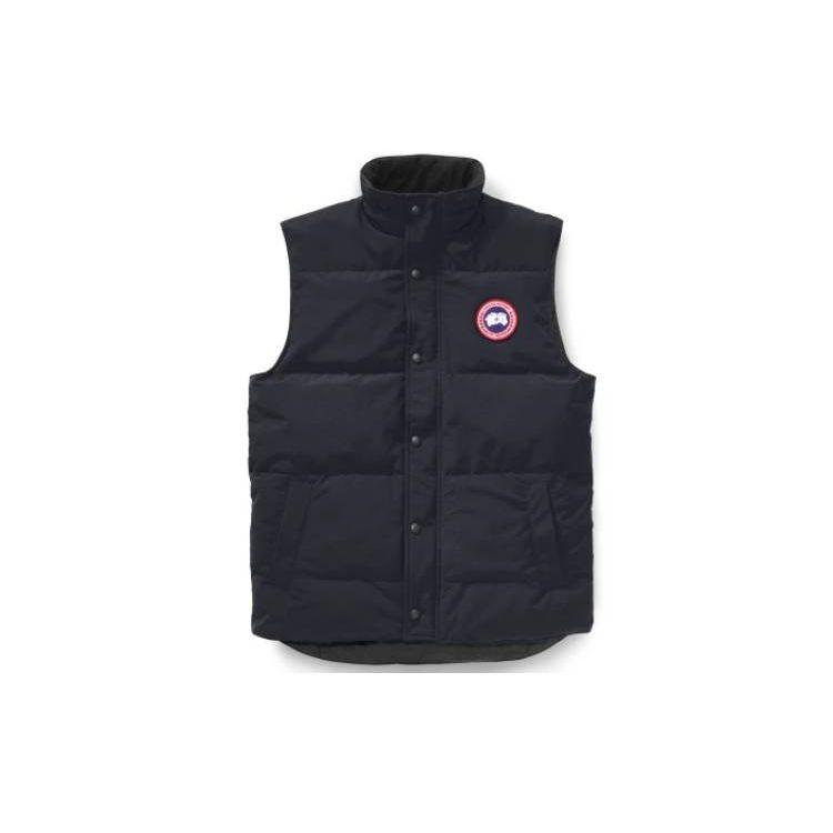 Canada Goose Garson Series Duck Down Red Label Windproof Durable Soft Logo Single-Breasted Solid Color Stand Collar Down Vest Unisex vest 4151M-67