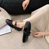 New ballet shoes for women wearing Mary Jane flat bottomed shallow mouth single shoes