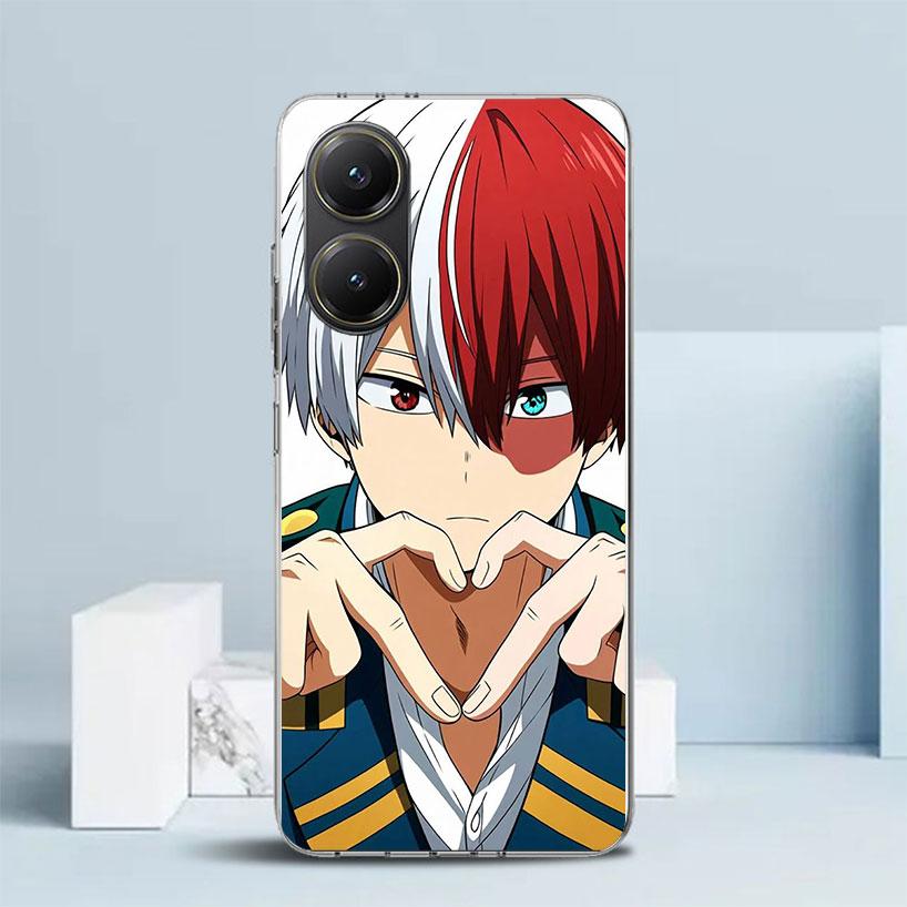 Todoroki Shoto MHA My Hero Phone Case For Xiaomi Poco F7 Ultra X5 X6 X7 Pro M7 Redmi 15C 15 13C 13 12C 12 10C 10 10A 9 9C 9A 9T