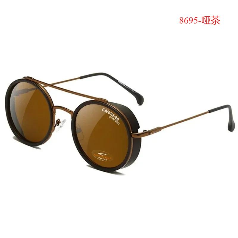 Carrera Retro Sonnenbrille Vintage für Damen und Herren Sport Fahren Metallrahmen UV400 Brillen Pilot Sonnenbrille für Damen 167/S