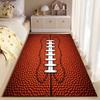 Football Stitch Design Carpet suitable as a non-slip mat for the living room or bedroom sofa