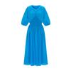 T View V-Neck Smoke Banding Long Dress_V6B-Cop017