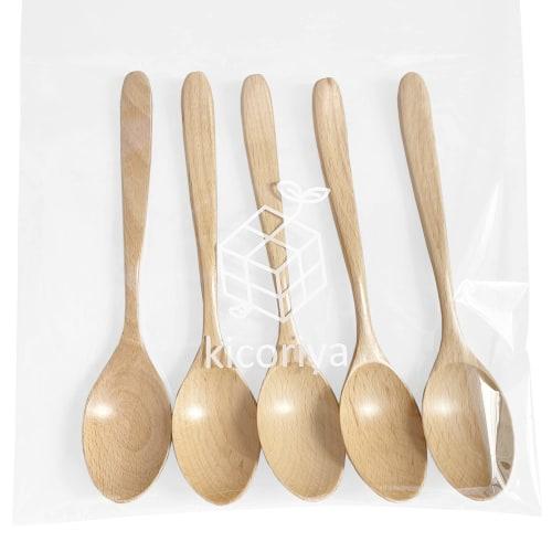 Kicoriya 5-Piece Wooden Curry Spoon Set (Dinner)