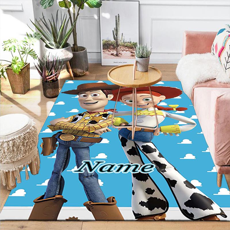 Custom 1Pc Cowboy Cowgirl Adventure Rug Office Carpet Indoor Outdoor Entrance Doormat Nonslip Soft And Comfortable Living Room D916317