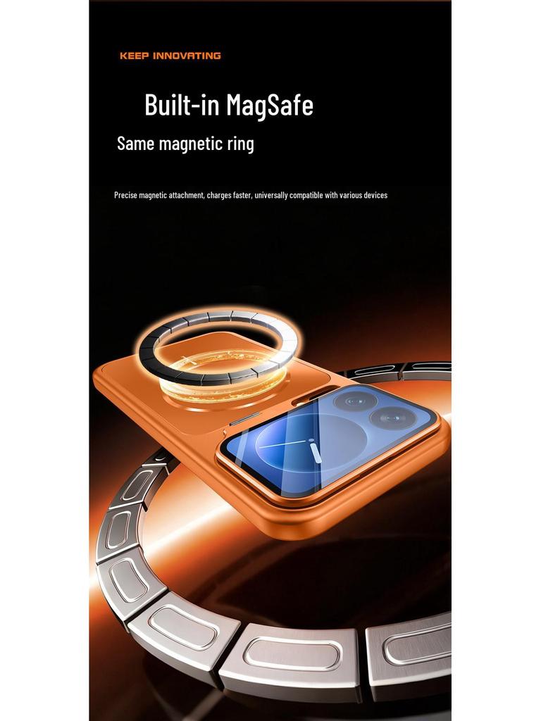 Xiaomi 17Pro Max Case with Lens Stand: Magnetic Full-Coverage Protective Shell