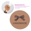 100pcs With String Gift Tags Brown Kraft Paper Tags Price Tag Handmade Hang Label  Home Made Crafts