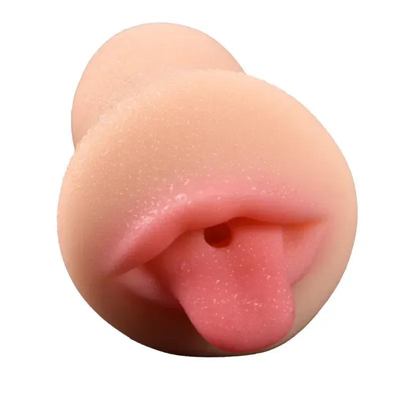 Vagina for Men Toy Sex Toys 4D Realistic Anal Oral Deep Throat Male Masturbator Silicone Artificial Vagina Mouth Erotics Anus