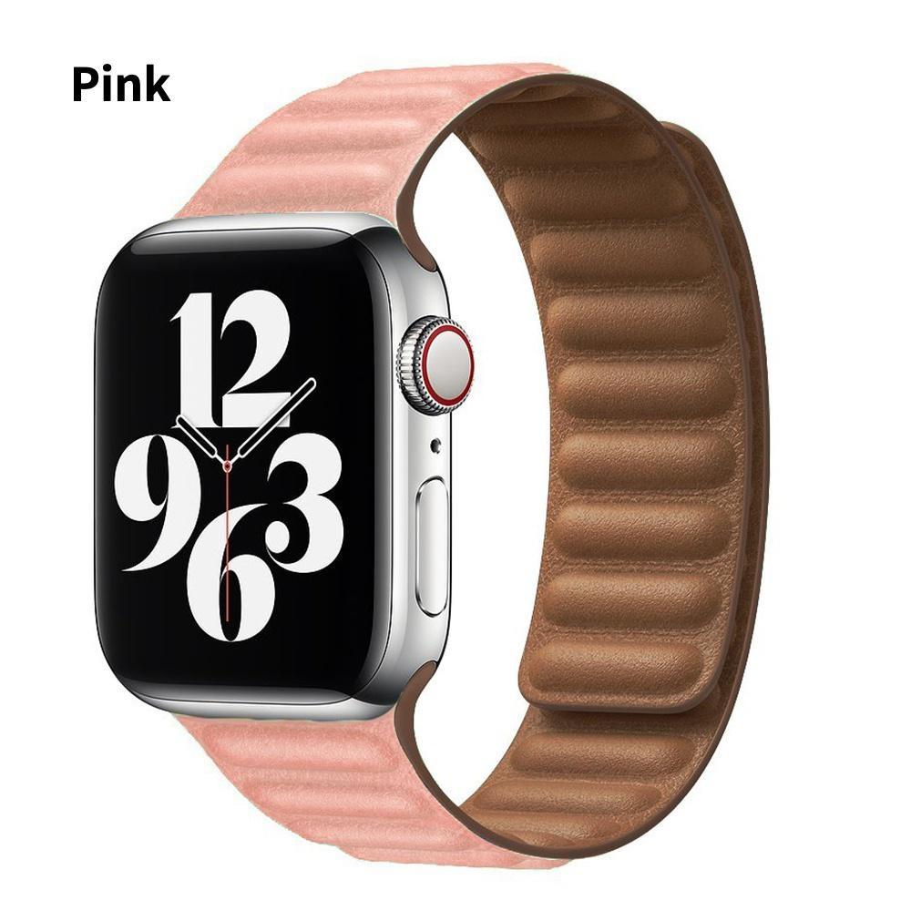 2023 New Link For Apple Watch Band 49mm 44mm 40mm 41mm 45mm 42mm 38mm Magnetic Loop Bracelet iWatch Series 3 5 4 SE 6 7 8 Ultra 49mm  Strap