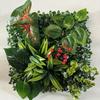 Contemporary Artificial Hedge Plants Plastic Greenery Fence Panel for Garden, Privacy Screen, Outdoor, Indoor Decor Floral Theme Decorative Swag for C