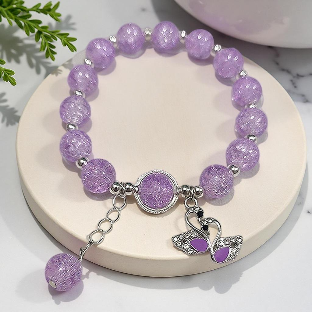 Butterfly Love Flower 10mm Handmade Beaded Bracelet - Original, Personalized, Exquisite Jewelry Gift for Friends and Newcomers