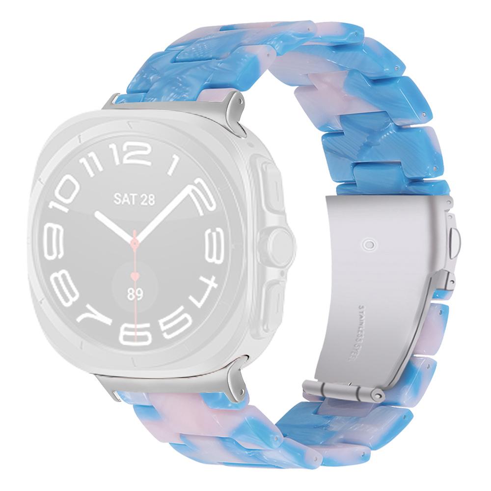 For Samsung Galaxy Watch Ultra (2025) 47mm Watch Strap Acrylic Resin Waterproof Wrist Band