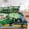 3pcs Green Lantern Corps Cover Set, Bedding Set, Soft Comfortable Duvet Cover, For Bedroom, Guest Room (1*Duvet Cover + 2*Pillowcases, Witho