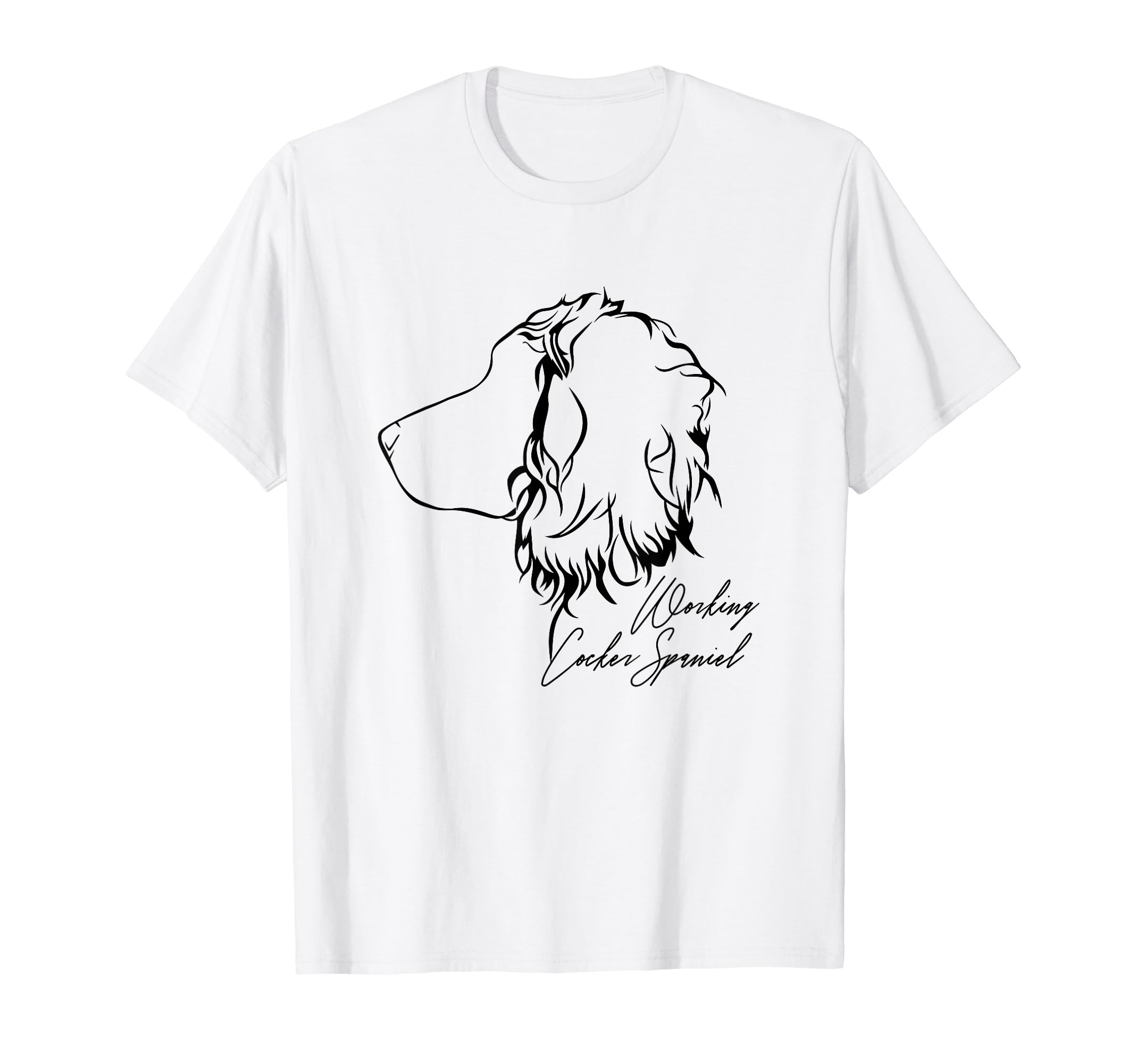 

Working Cocker Spaniel Profile Breed T-Shirt