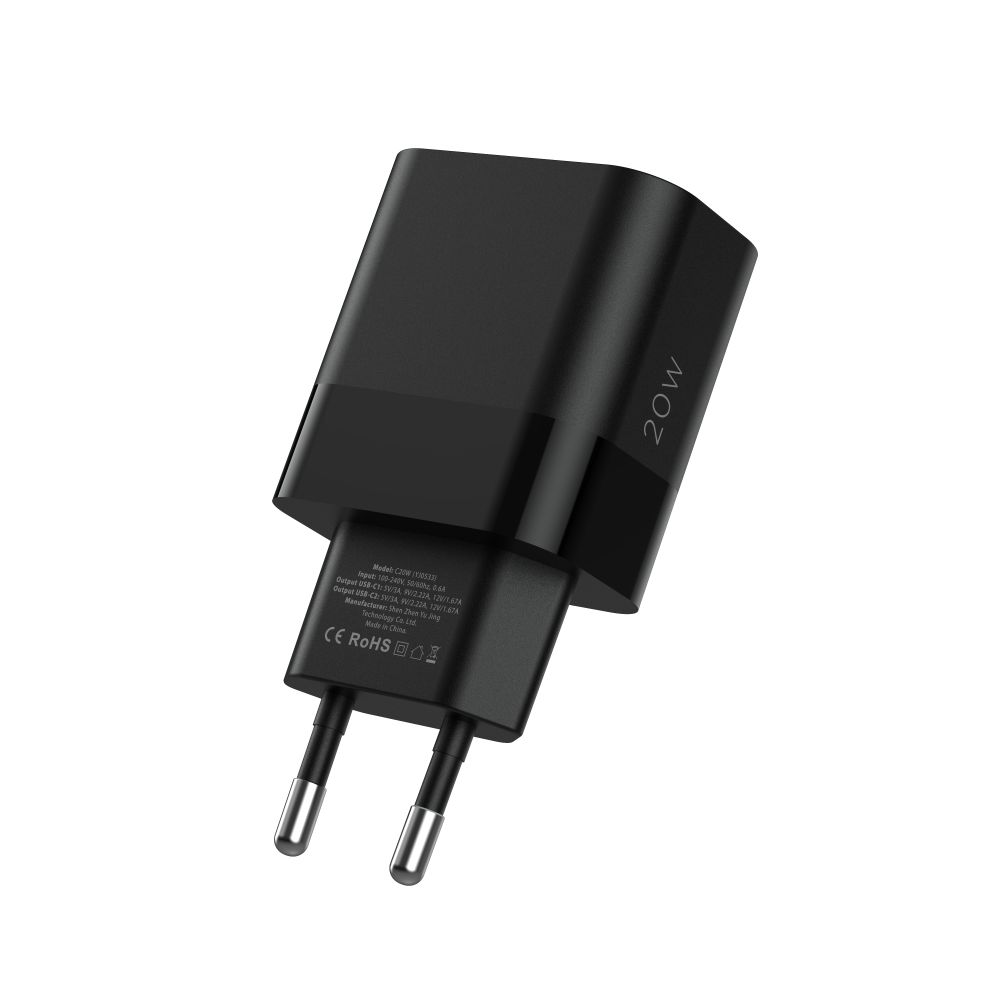 Tech-Protect C20W 2-Port Network Charger Pd20W Black