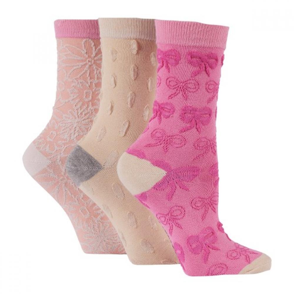 Sock Shop Women S Lovely Bow Sock Set Bow