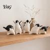 Cute Penguin Figurines Figurine, Nordic Style Small Animal Statue, Whimsical Unique Birthday Gifts Desk Shelf Tabletop Decor Ornament, Gift