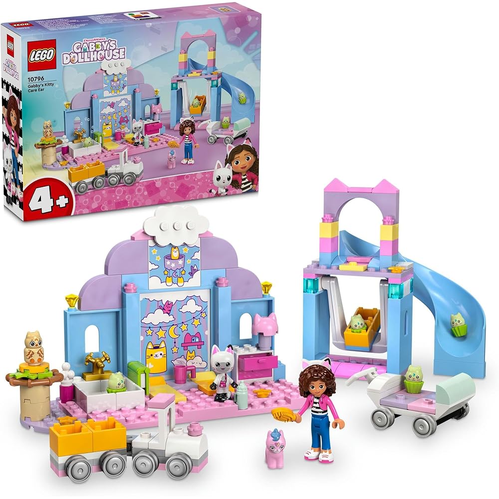 

LEGO Gabby s Dollhouse Baby Cat Room Toy for Kids 4-6 Years Educational Playset Building Blocks