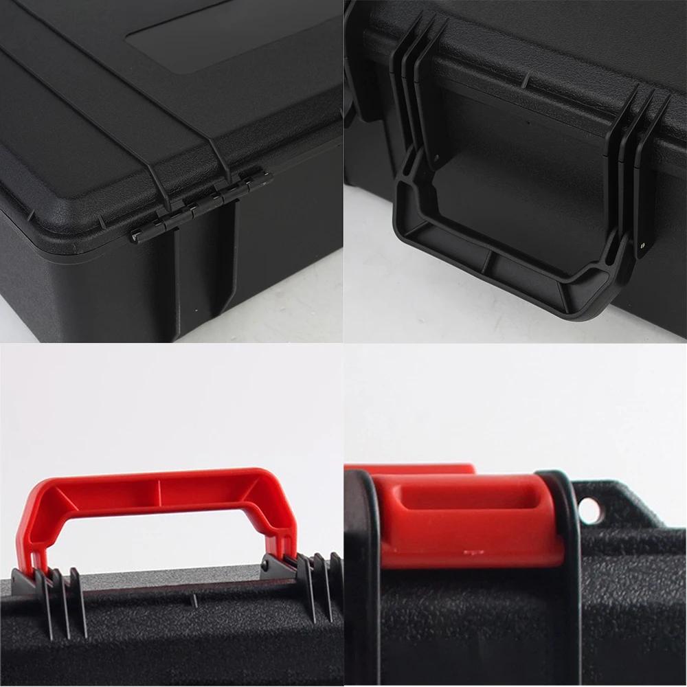Wasserdichte Schutzwerkzeugkiste Harte Trage-Werkzeugkoffer-Tasche Aufbewahrungsbox Ausrüstung Instrumenten-Werkzeugkasten-Organisator Outdoor-Koffer
