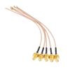 5Pcs RPSMA Female RF Antenna Coax Coaxial Cable Connector 50 Ohm  15cm