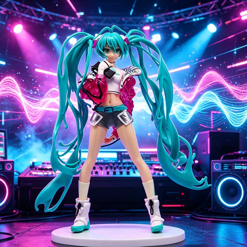 Anime Hatsune Miku Yoneyama Mai Cute Action Figurine Model Desktop Ornament Collectible Toys Christmas Gifts