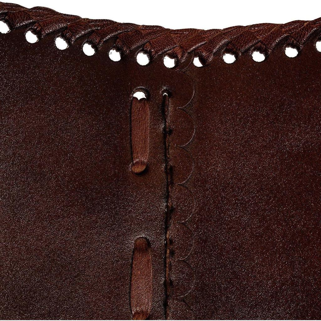 (Only Cover) Butterfly Chair Brown Leather Butterfly Chairs Handmade with Powder Coated