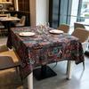 Tovaglie Rettangolari in Cotone e Lino Morbide Lavabili per Feste da Pranzo Uso Quotidiano