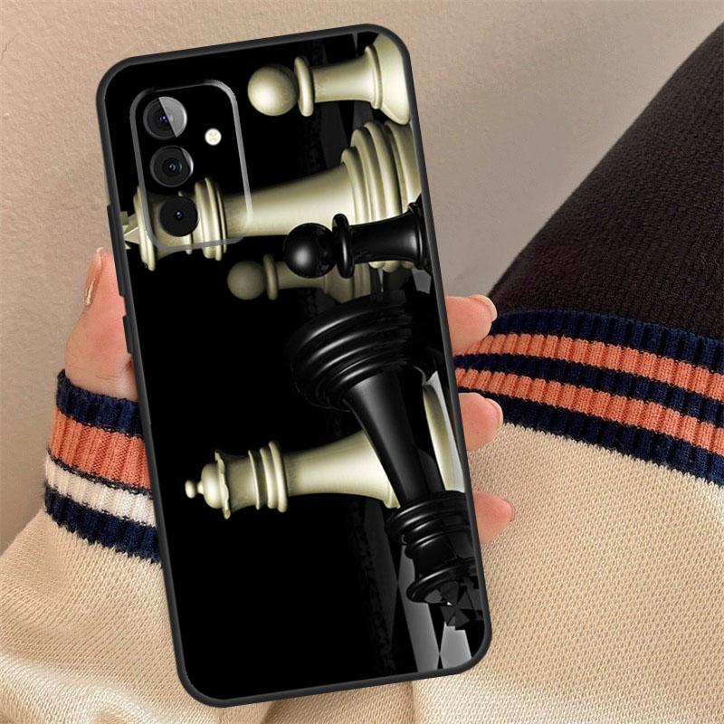 

Chess Board Dark Horse Case For Samsung Galaxy A54 A34 A14 A56 A36 A16 A06 A13 A53 A12 A22 A32 A52 A35 A17 A15 A55 Samsung A16