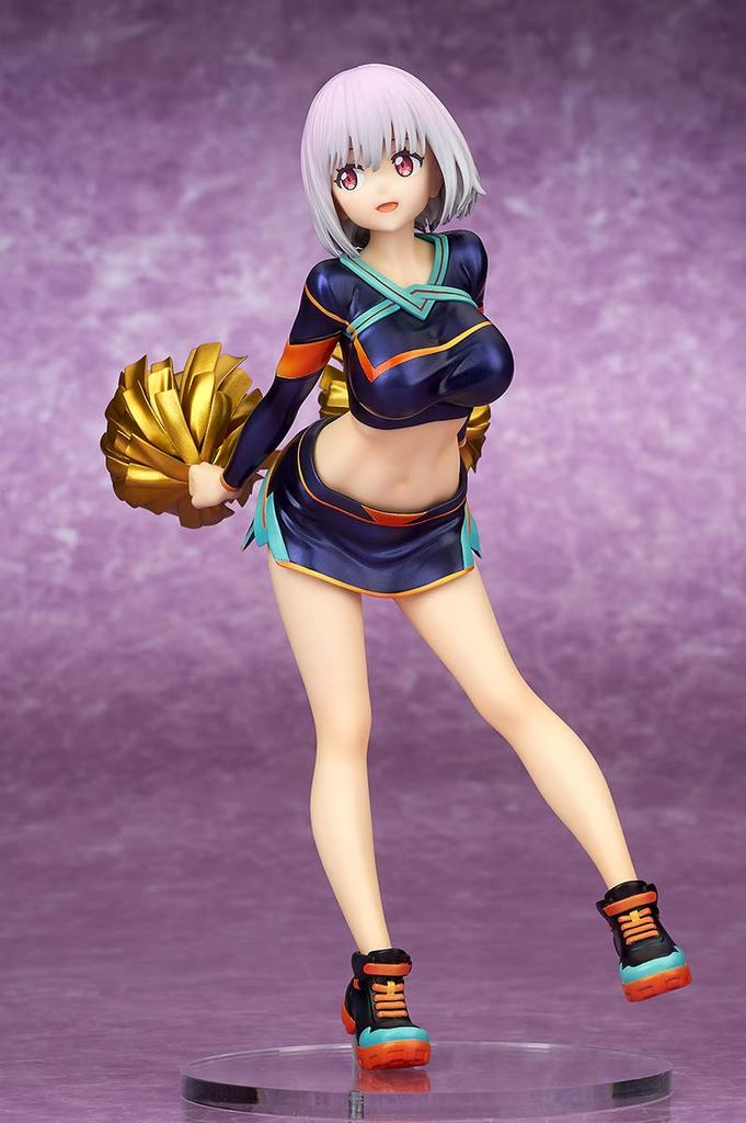 QuesQ Shinjo Akane Cheerleader-Stil Maßstab PVC Bemalte Komplettfigur SSSS.GRIDMAN 1/7