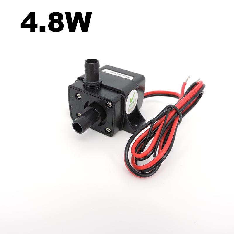 DC 12V 3.6w 4.8W 5w 240L/H Waterproof Mini Water Pump Fountain Aquarium Pumps 8mm Power Brushless Micro Membrane Submersible