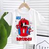 Summer Children's 100% Cotton T Shirt Soft Skin Friendly Fabric