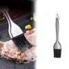 Durable Square Shape Bbq Grilling Basket Stainless Steel Mesh With Oil Brush