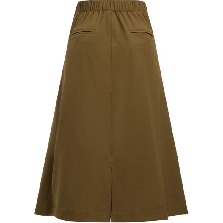 Under Armour Urban Wilderness Series Solid Functional Sports Midi Skirt Women Skirts Coyote-Brown 1389310-498