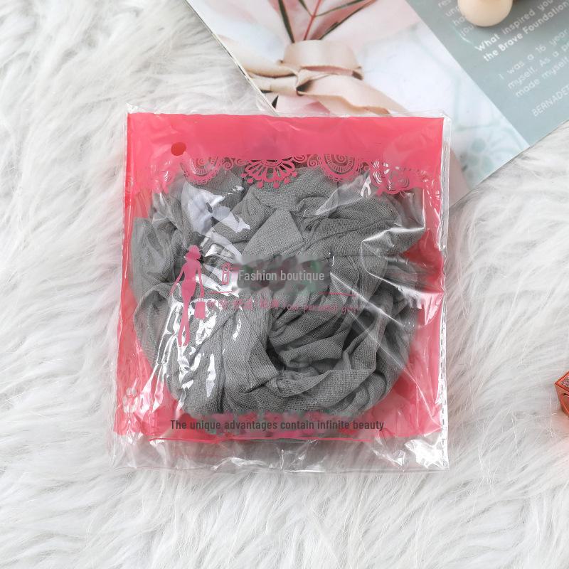 Ultra-thin Hand-torn Black Silk & Gray Pantyhose for Women - Sexy Transparent Flesh-colored Stockings