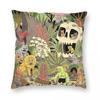 The Jungle Snakeman Protects Cats Square Pillowcase Polyester Linen Velvet Creative Zip Decor Throw Pillow Bed Cushion Case