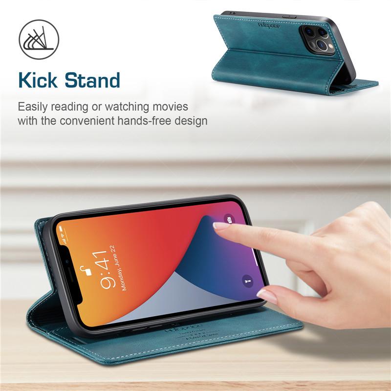 For iPhone 11 Pro Case Wallet Magnetic Card Flip Cover For iPhone 11 Pro Max Case Luxury Leather Phone Cover Stand With Holder