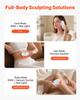 Body Sculpting Machine, 3-in-1 Electric Cellulite Massager with 3 Adjustable Functional Modes, Skin Tightening Cupping Therapy Tool with 60 Min