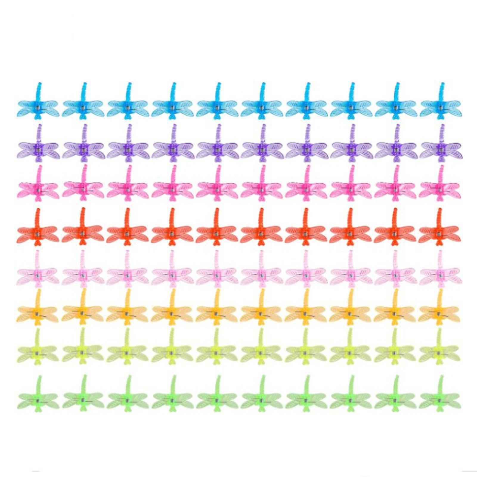 

80Pcs Plant Orchid Clips Garden Plant Support Clip Dragonfly Orchid Clips Portable Cute Flower Vine Clips Replacement