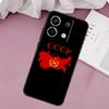 Red Soviet Union USSR Flag Case For Redmi Note 13 Pro Plus 9 10 11 12 Pro 10S 11S 12S Redmi 12 9C 10C 12C 13C Cover