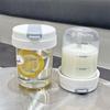 Drinkware With 300ml Tick Mark Straw Water Cups Plastic Small Size Coffee Milk Bottles Water Bottle Outdoor