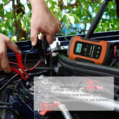 12V 5A Full Automatic Car Battery Charger Intelligent Fast Power Charging Pulse Repair Charger Wet