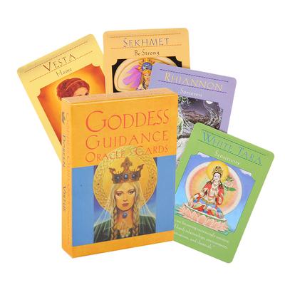 2025 Nouvelles Cartes Oracle de Guidance de la Déesse Version Anglaise Jeu de 44 Cartes Tarots Jeu de Société