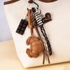 Handmade Nylon Woven Rope Bag Pendant Cute Bread Fashion Backpack Handbag Hanging Bags Accessories