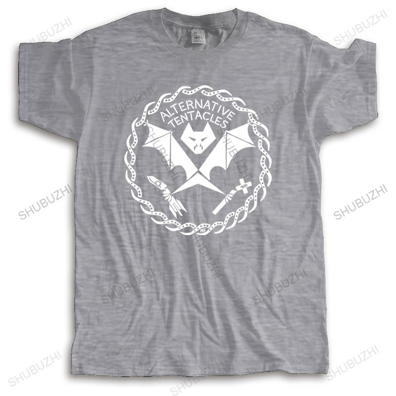 

mens brand t-shirt black new o-neck tshirt fashion short sleeve ALTERNATIVE TENTACLES New Cotton streetwear tee-shirt male tees 4XL