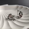 Silver Earrings with Natural Garnet 1.808ct (2182016)