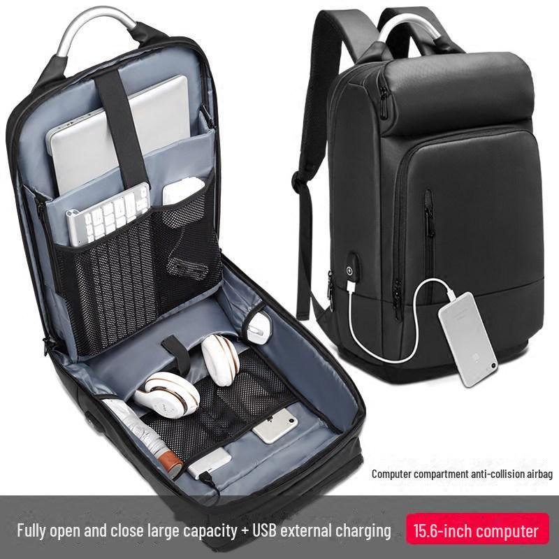 Pánský batoh na služební cesty - velkokapacitní, multifunkční, vodotěsný, na počítač