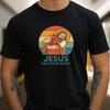 Jesus Has Your Back 100% Cotton T-shirt Mens Tees Top Funny Christian Shirt Retro Faith Theme-