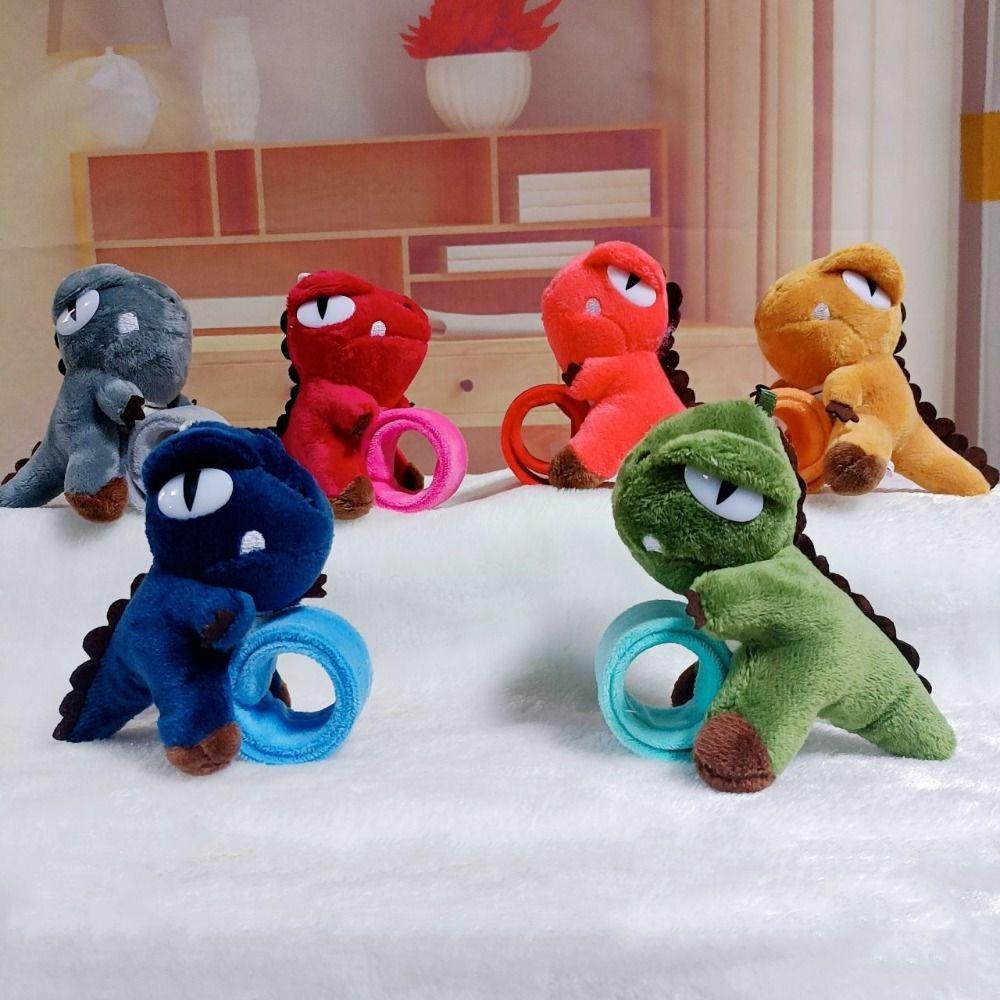 

Cartoon Animal Dinosaur Slap Bracelet Wrist Style Little Dinosaur Plush Wrist Band Home Decor